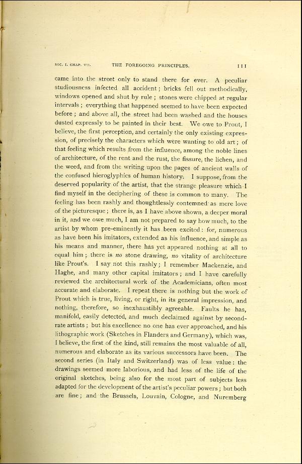 'Modern Painters' Volume I (1888 edition): Part II: Section I: Chapter VII: Page 111
