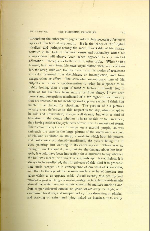 'Modern Painters' Volume I (1888 edition): Part II: Section I: Chapter VII: Page 119