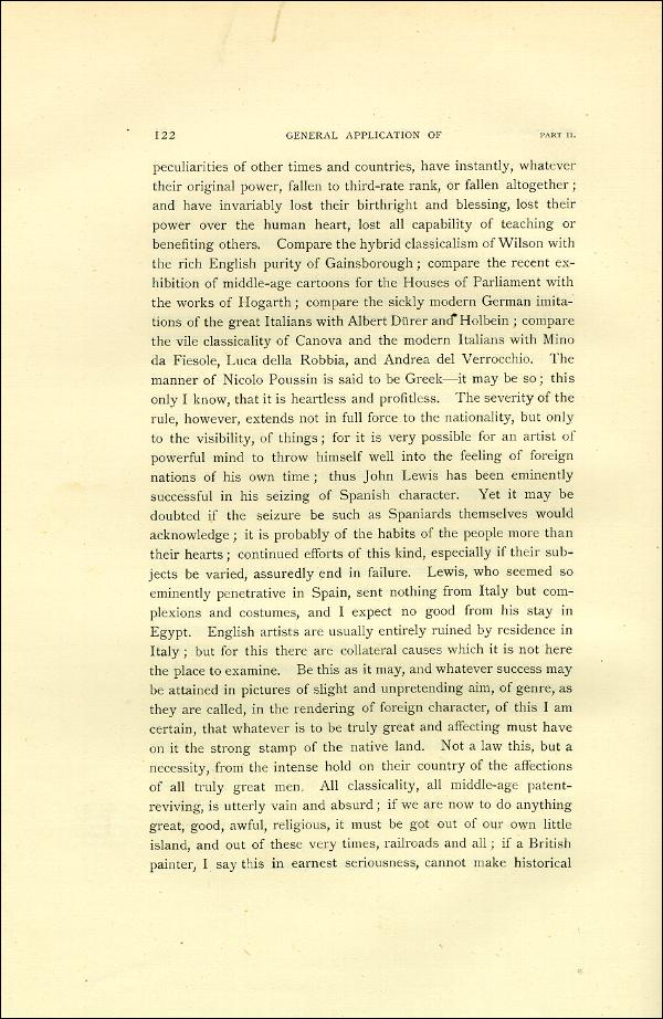 'Modern Painters' Volume I (1888 edition): Part II: Section I: Chapter VII: Page 122