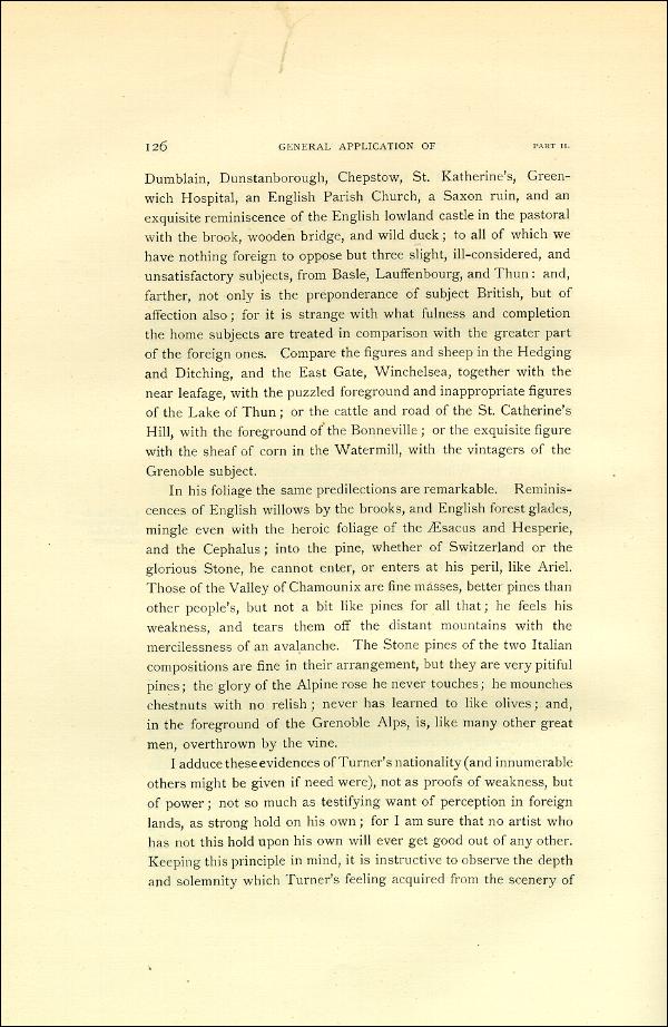'Modern Painters' Volume I (1888 edition): Part II: Section I: Chapter VII: Page 126