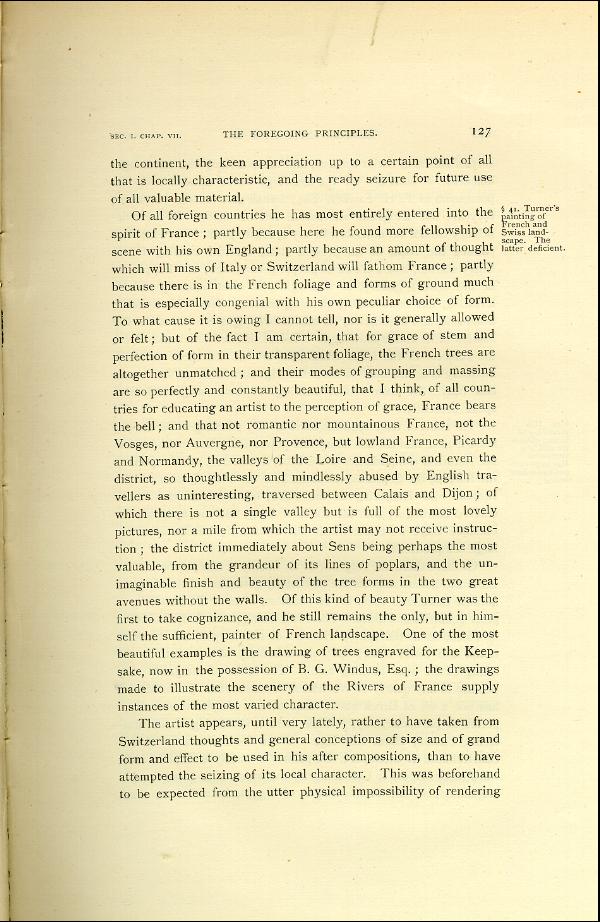 'Modern Painters' Volume I (1888 edition): Part II: Section I: Chapter VII: Page 127