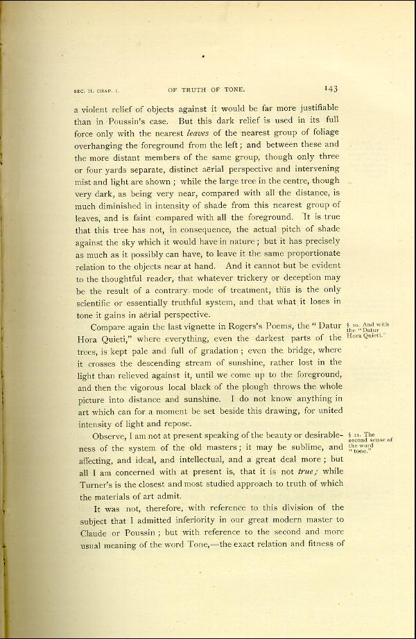 'Modern Painters' Volume I (1888 edition): Part II: Section II: Chapter I: Page 143
