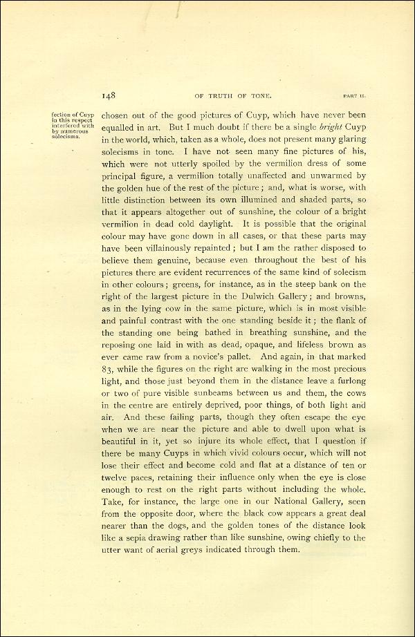 'Modern Painters' Volume I (1888 edition): Part II: Section II: Chapter I: Page 148