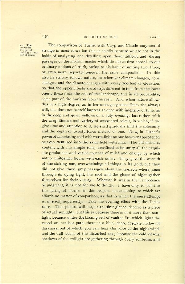 'Modern Painters' Volume I (1888 edition): Part II: Section II: Chapter I: Page 150