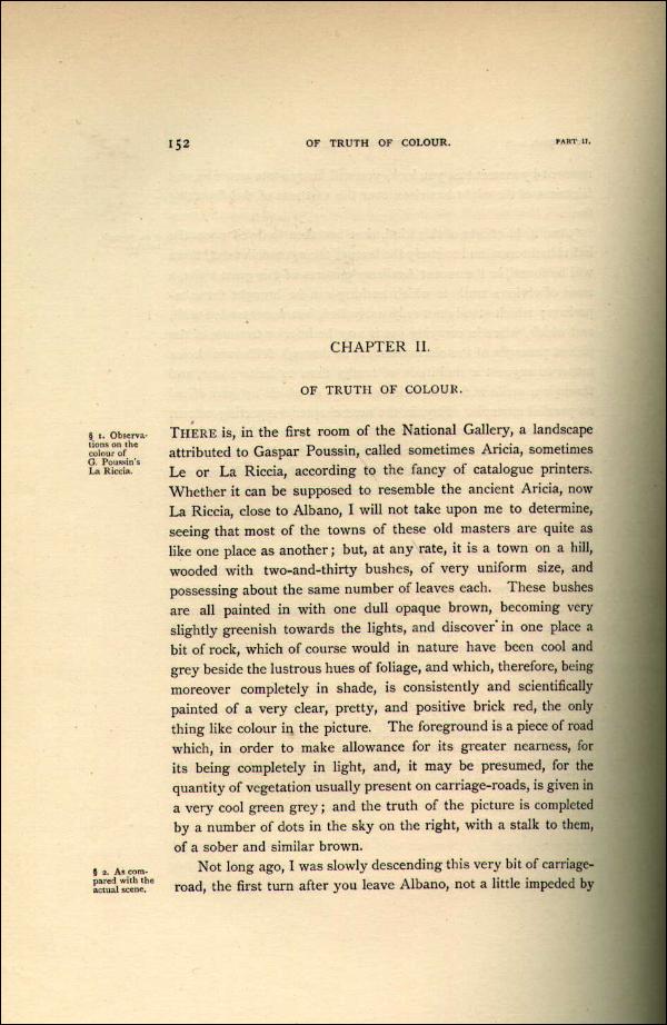 'Modern Painters' Volume I (1888 edition): Part II: Section II: Chapter II: Page 152