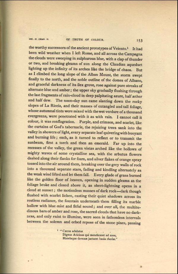 'Modern Painters' Volume I (1888 edition): Part II: Section II: Chapter II: Page 153