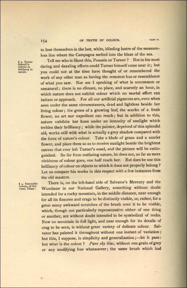 'Modern Painters' Volume I (1888 edition): Part II: Section II: Chapter II: Page 154