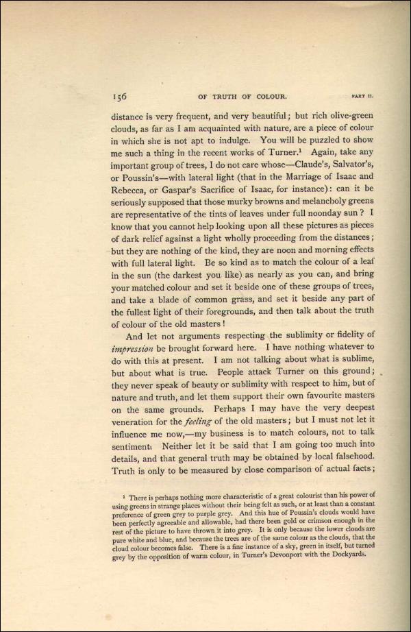 'Modern Painters' Volume I (1888 edition): Part II: Section II: Chapter II: Page 156