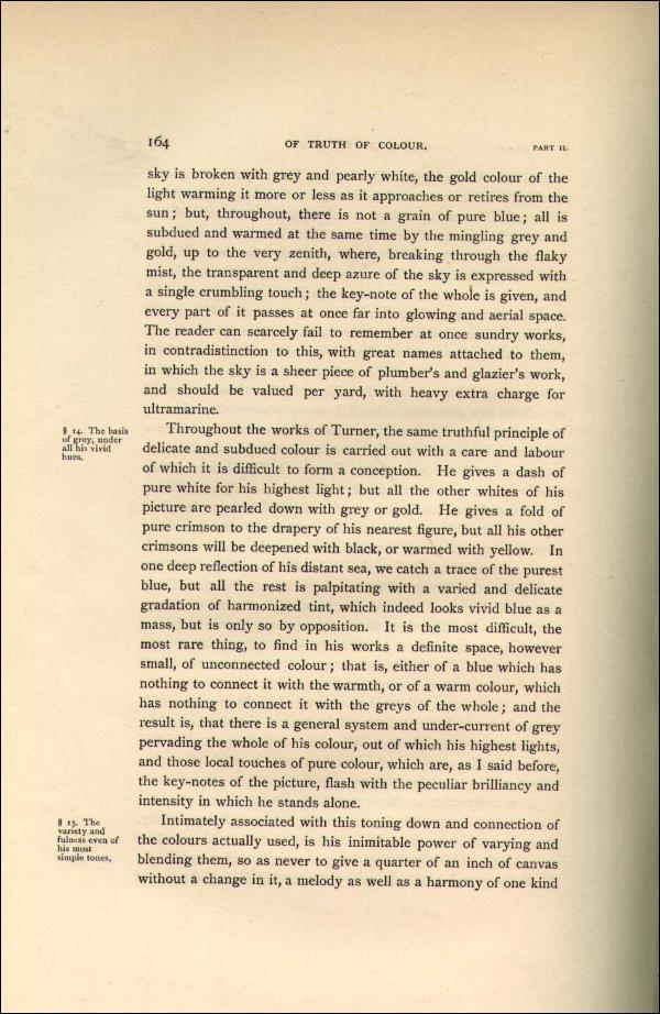 'Modern Painters' Volume I (1888 edition): Part II: Section II: Chapter II: Page 164