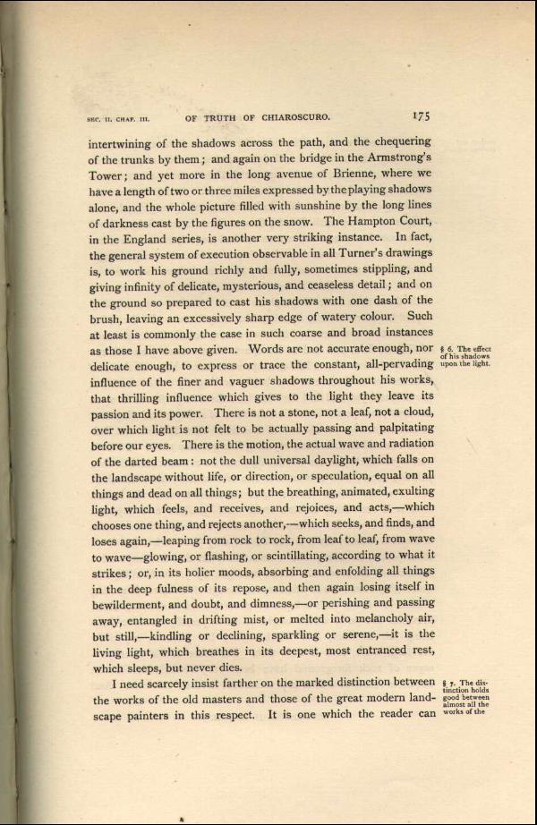'Modern Painters' Volume I (1888 edition): Part II: Section II: Chapter III: Page 175