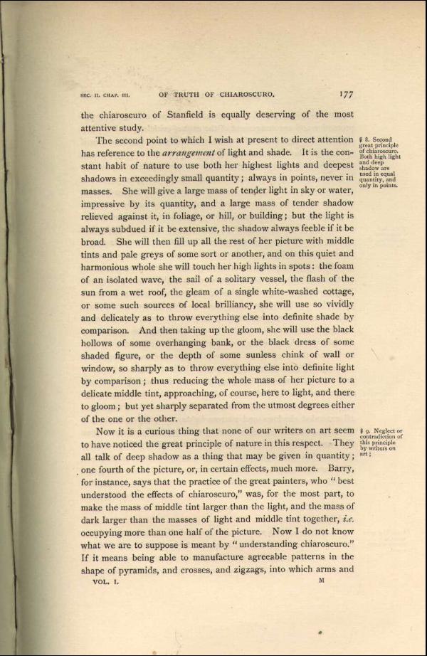 'Modern Painters' Volume I (1888 edition): Part II: Section II: Chapter III: Page 177