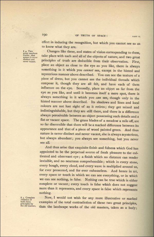 'Modern Painters' Volume I (1888 edition): Part II: Section II: Chapter V: Page 190