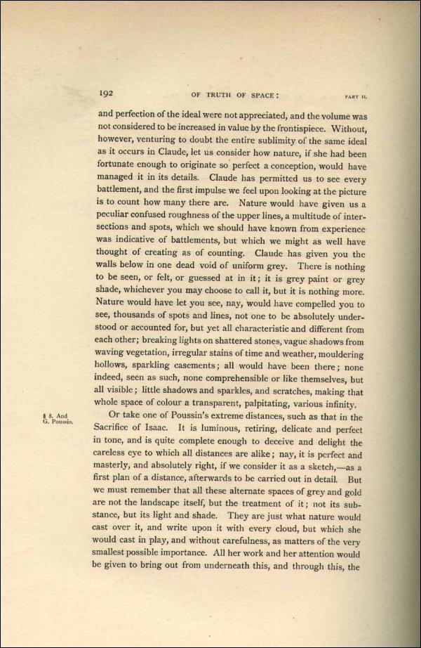 'Modern Painters' Volume I (1888 edition): Part II: Section II: Chapter V: Page 192