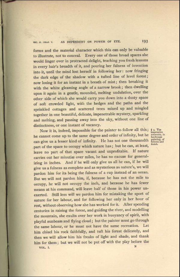 'Modern Painters' Volume I (1888 edition): Part II: Section II: Chapter V: Page 193