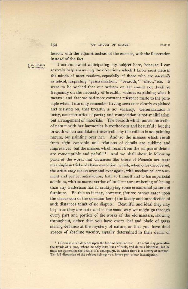 'Modern Painters' Volume I (1888 edition): Part II: Section II: Chapter V: Page 194