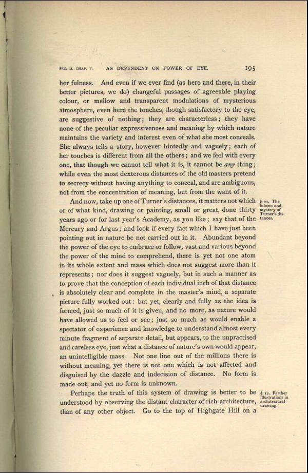 'Modern Painters' Volume I (1888 edition): Part II: Section II: Chapter V: Page 195