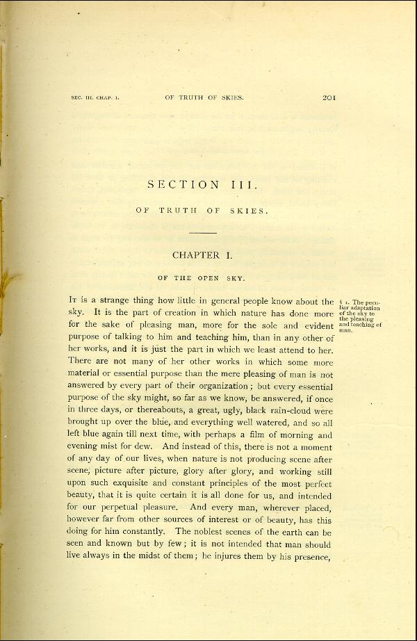 'Modern Painters' Volume I (1888 edition): Part II: Section III: Chapter I: Page 201