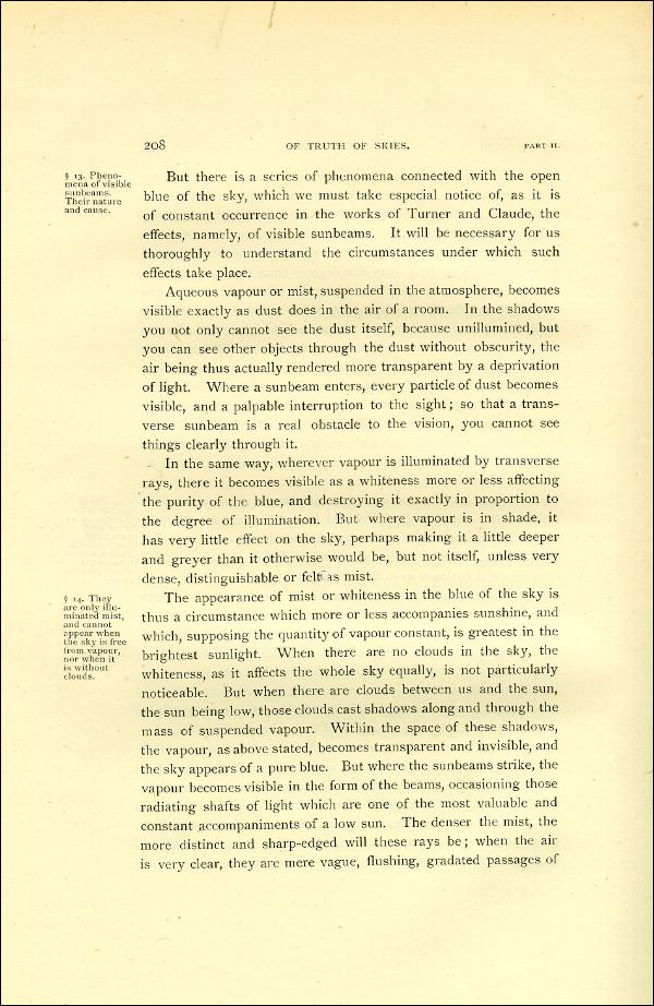 'Modern Painters' Volume I (1888 edition): Part II: Section III: Chapter I: Page 208