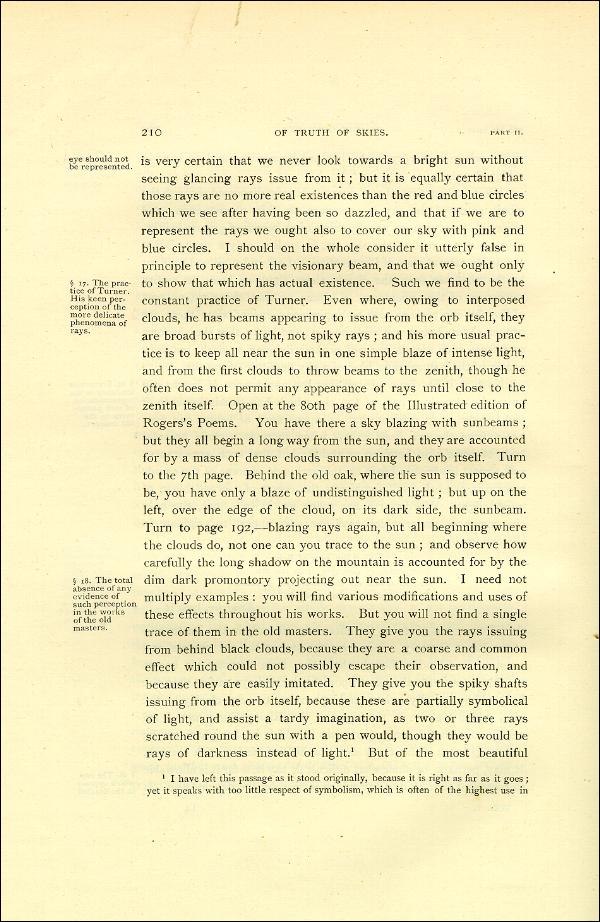 'Modern Painters' Volume I (1888 edition): Part II: Section III: Chapter I: Page 210