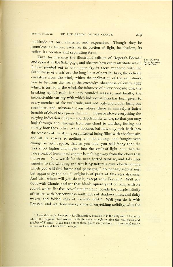 'Modern Painters' Volume I (1888 edition): Part II: Section III: Chapter II: Page 219