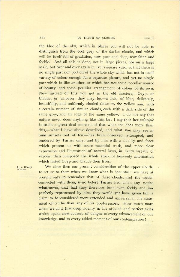 'Modern Painters' Volume I (1888 edition): Part II: Section III: Chapter II: Page 222