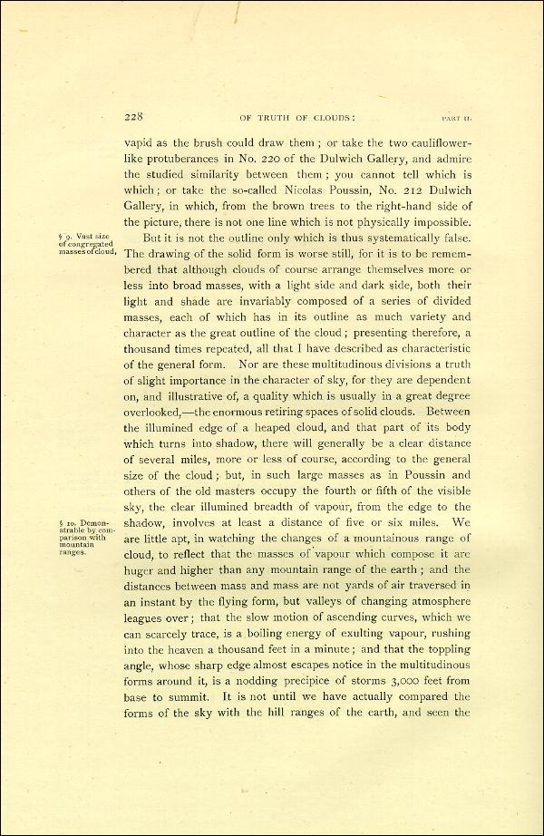 'Modern Painters' Volume I (1888 edition): Part II: Section III: Chapter III: Page 228