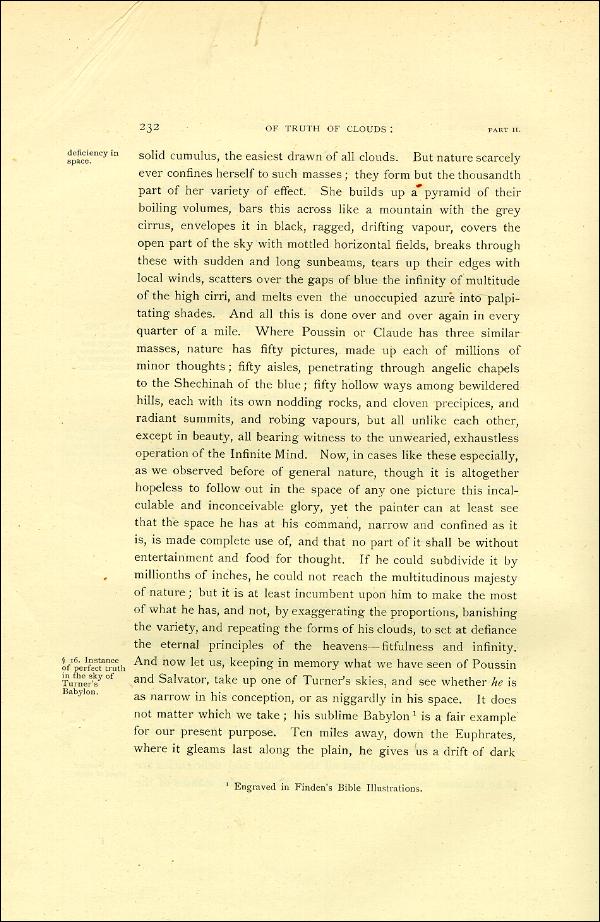 'Modern Painters' Volume I (1888 edition): Part II: Section III: Chapter III: Page 232