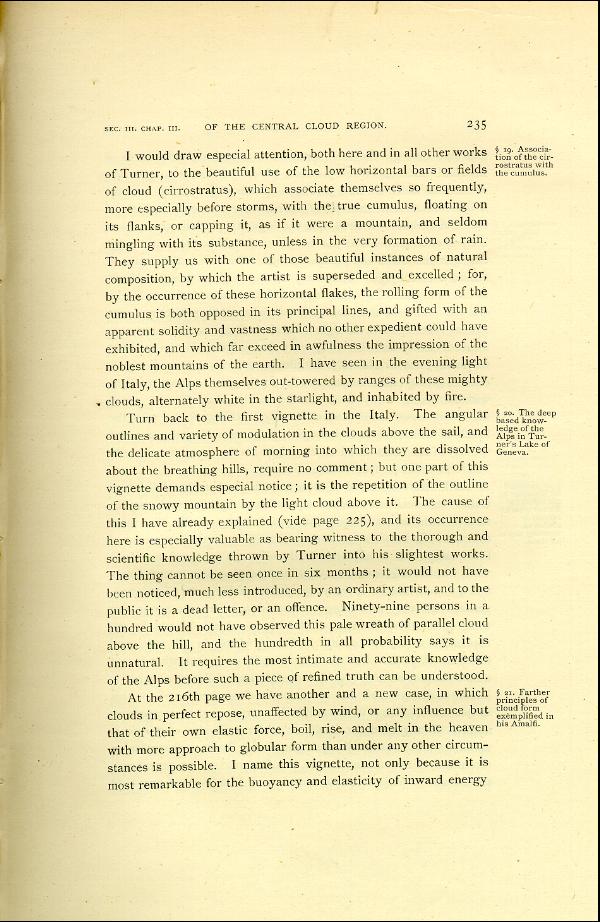 'Modern Painters' Volume I (1888 edition): Part II: Section III: Chapter III: Page 235