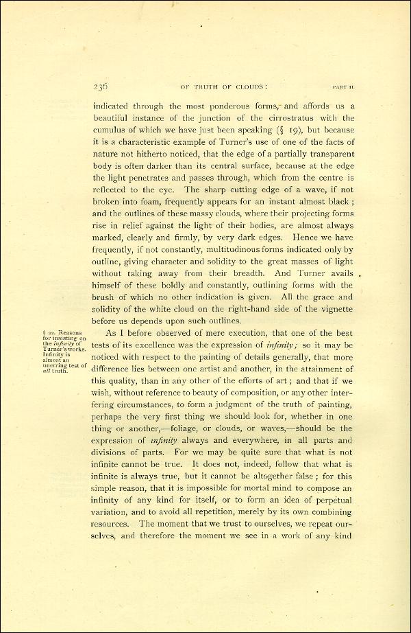 'Modern Painters' Volume I (1888 edition): Part II: Section III: Chapter III: Page 236
