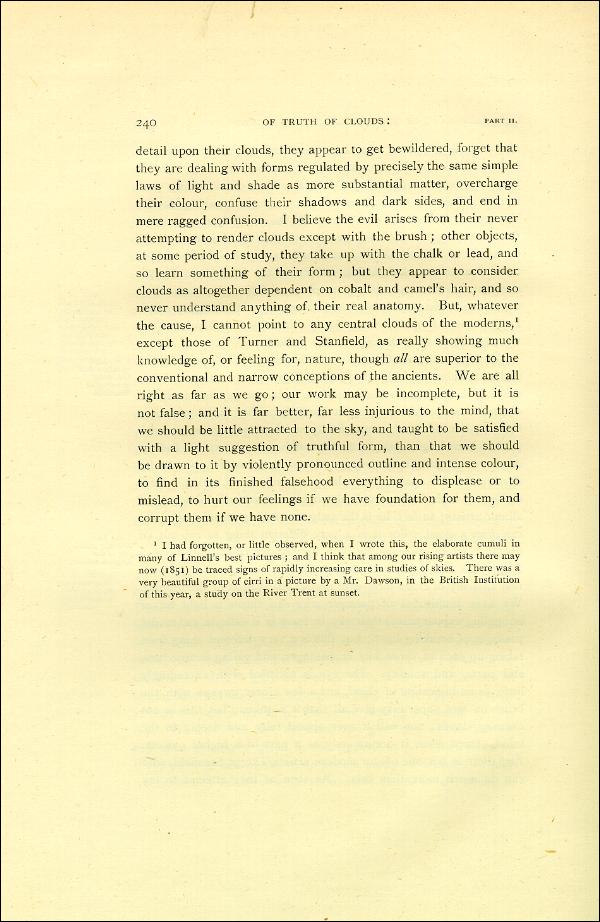 'Modern Painters' Volume I (1888 edition): Part II: Section III: Chapter III: Page 240