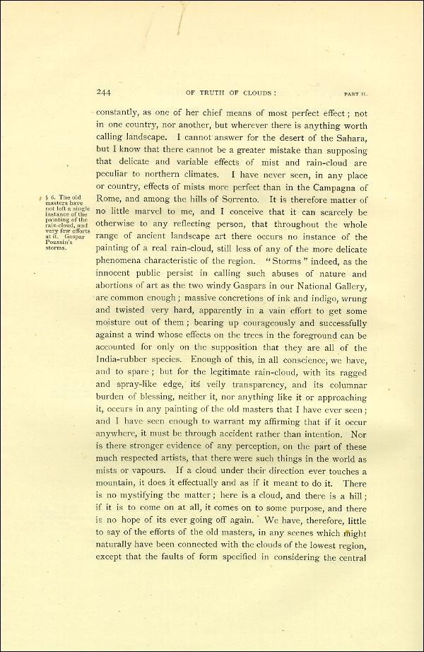 'Modern Painters' Volume I (1888 edition): Part II: Section III: Chapter IV: Page 244