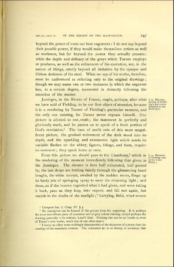 'Modern Painters' Volume I (1888 edition): Part II: Section III: Chapter IV: Page 247