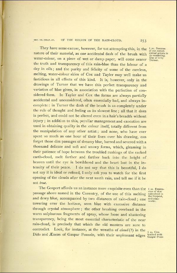 'Modern Painters' Volume I (1888 edition): Part II: Section III: Chapter IV: Page 253