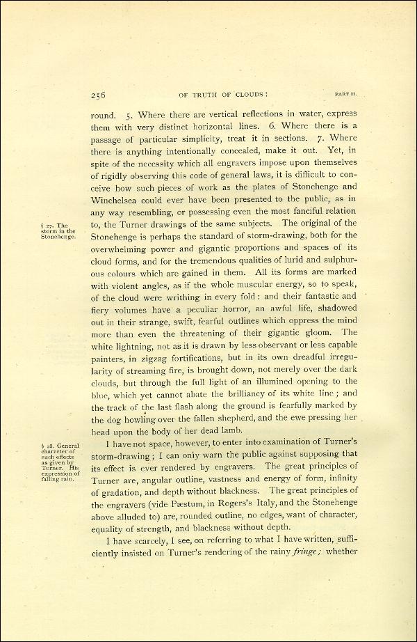 'Modern Painters' Volume I (1888 edition): Part II: Section III: Chapter IV: Page 256