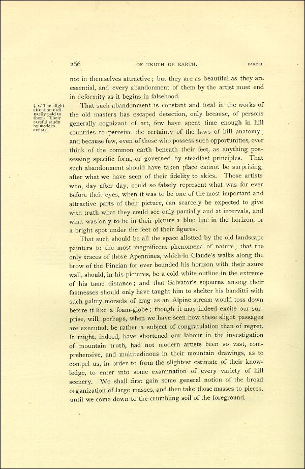 'Modern Painters' Volume I (1888 edition): Part II: Section IV: Chapter I: Page 266