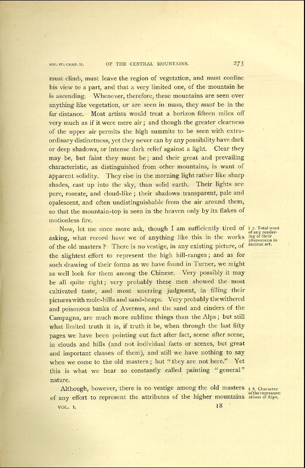 'Modern Painters' Volume I (1888 edition): Part II: Section IV: Chapter II: Page 273