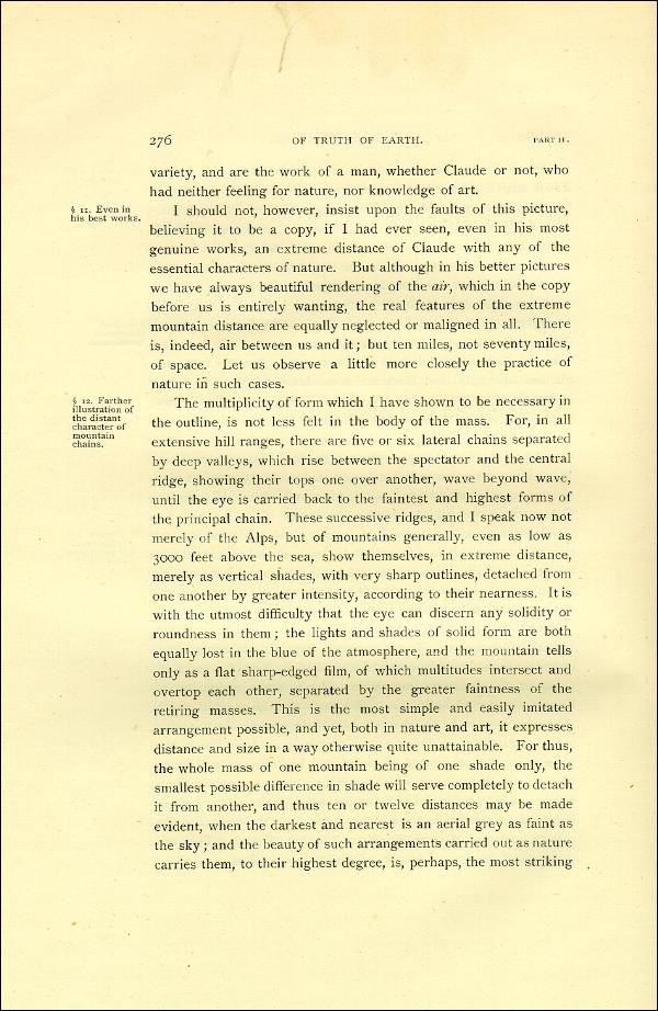 'Modern Painters' Volume I (1888 edition): Part II: Section IV: Chapter II: Page 276
