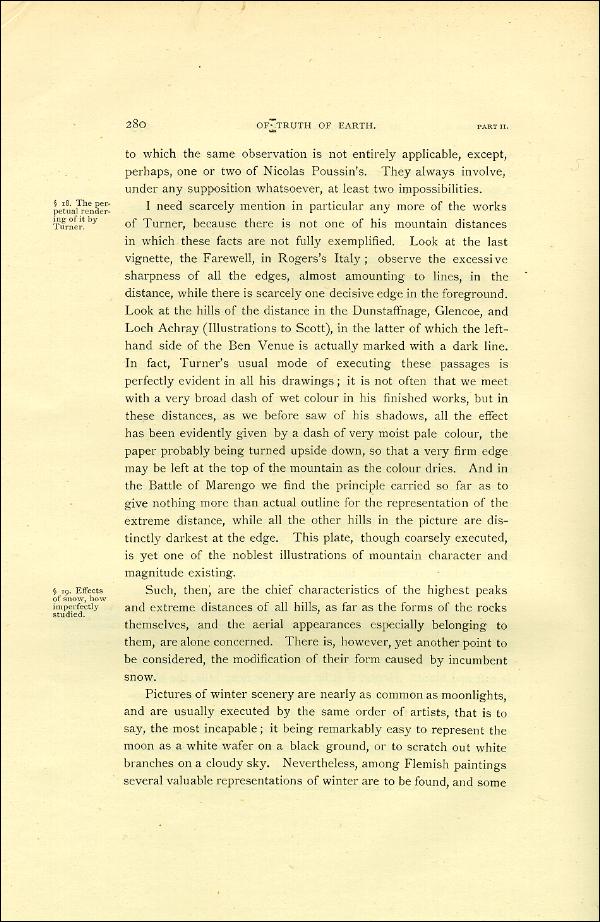 'Modern Painters' Volume I (1888 edition): Part II: Section IV: Chapter II: Page 280