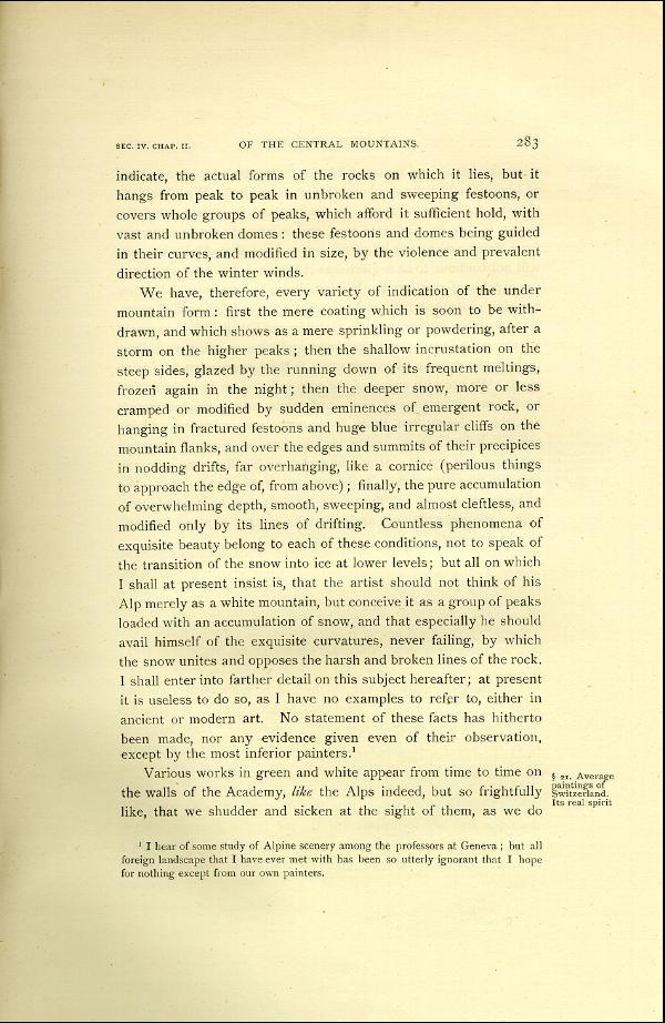 'Modern Painters' Volume I (1888 edition): Part II: Section IV: Chapter II: Page 283