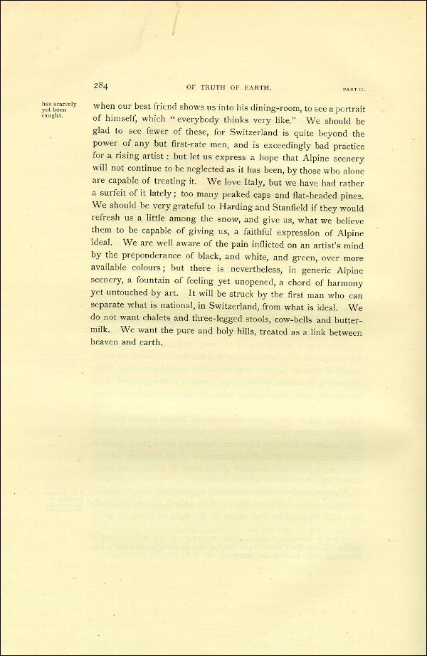 'Modern Painters' Volume I (1888 edition): Part II: Section IV: Chapter II: Page 284