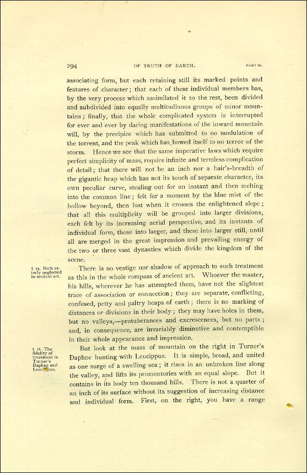 'Modern Painters' Volume I (1888 edition): Part II: Section IV: Chapter III: Page 294