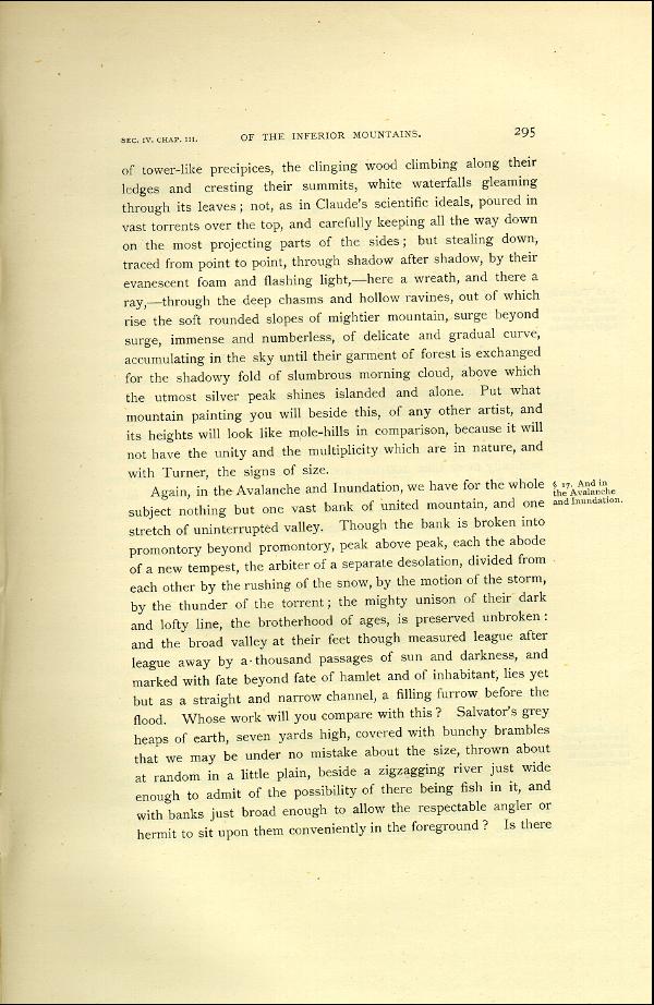 'Modern Painters' Volume I (1888 edition): Part II: Section IV: Chapter III: Page 295