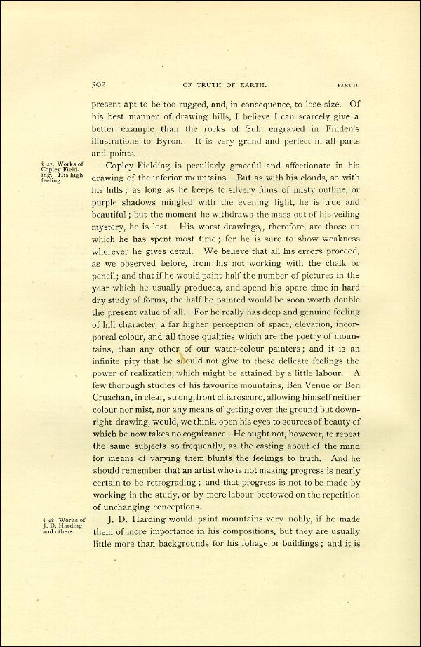 'Modern Painters' Volume I (1888 edition): Part II: Section IV: Chapter III: Page 302