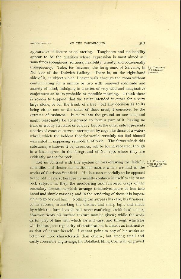 'Modern Painters' Volume I (1888 edition): Part II: Section IV: Chapter IV: Page 307