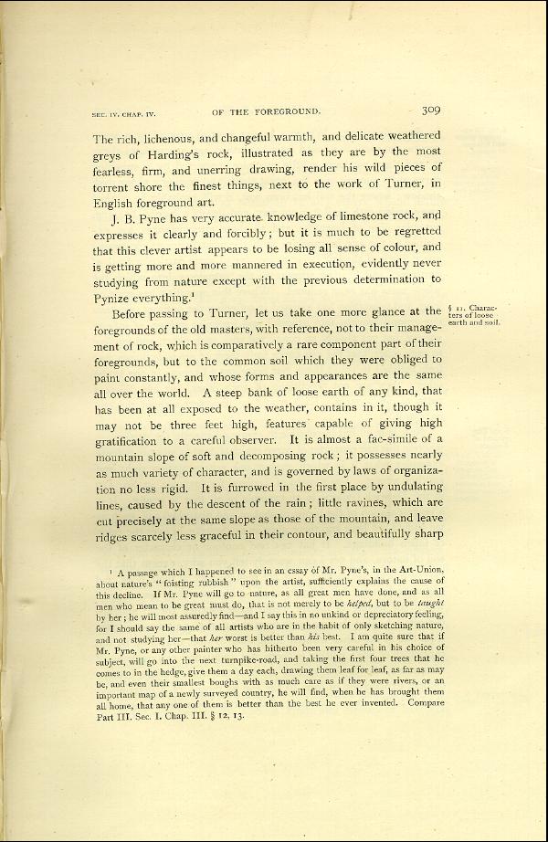 'Modern Painters' Volume I (1888 edition): Part II: Section IV: Chapter IV: Page 309