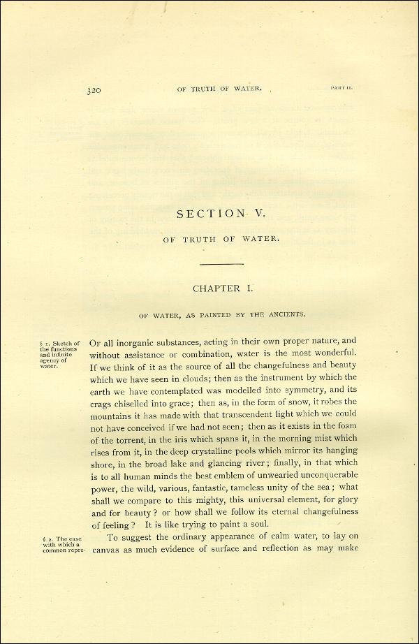 'Modern Painters' Volume I (1888 edition): Part II: Section V: Chapter I: Page 320