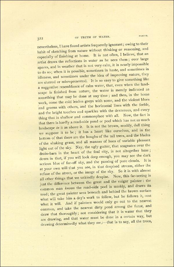 'Modern Painters' Volume I (1888 edition): Part II: Section V: Chapter I: Page 322