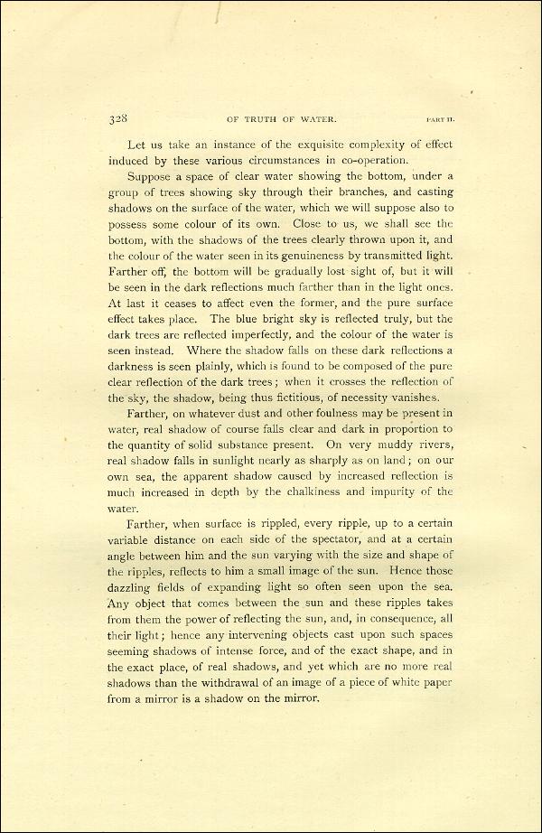 'Modern Painters' Volume I (1888 edition): Part II: Section V: Chapter I: Page 328