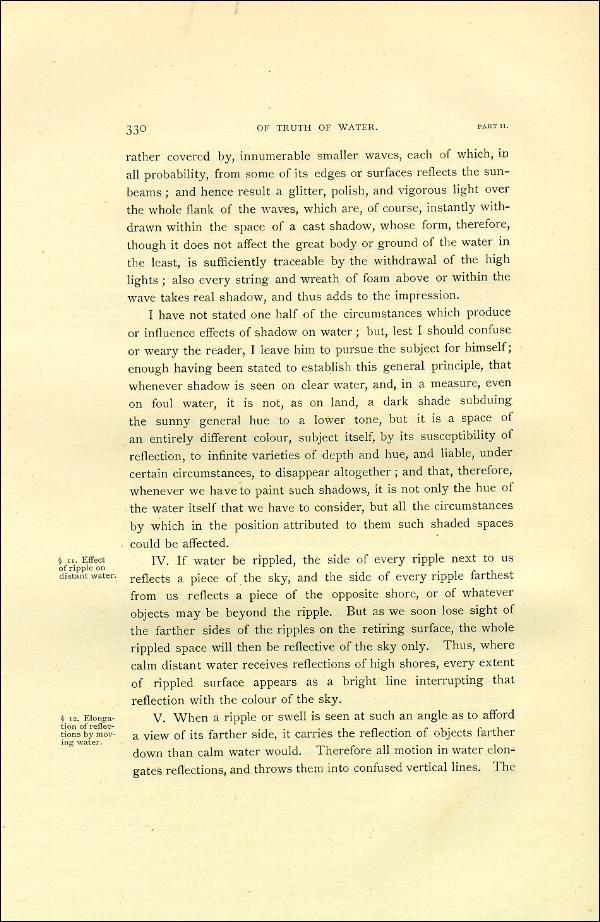 'Modern Painters' Volume I (1888 edition): Part II: Section V: Chapter I: Page 330