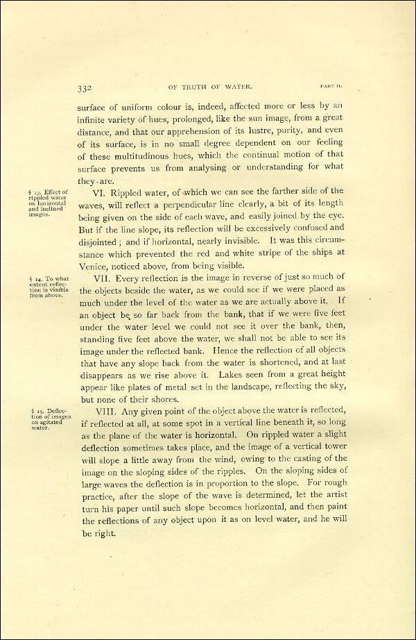 'Modern Painters' Volume I (1888 edition): Part II: Section V: Chapter I: Page 332